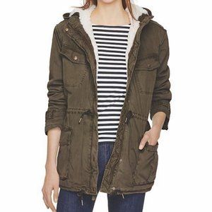 Aritzia Talula Fur Lined Trooper Jacket